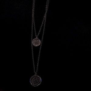 Gold Chinese necklace